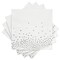144 Pieces Silver Party Supplies for Wedding, Birthday - Silver Table Decorations with Plates, Napkins, Cups, and Cutlery (Serves 24)